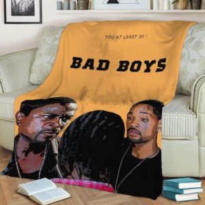 BAD BOYS FLEECE BLANKET GIFT FOR FAN