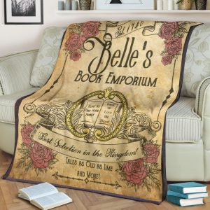BELLE?S BOOK EMPORIUM BEST SELLER FLEECE BLANKET GIFT FOR FAN