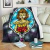 BEAUTY AND THE BEAST FLEECE BLANKET GIFT FOR FAN