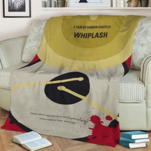 NO 761 MY WHIPLASH MINIMAL MOVIE POSTER FLEECE BLANKET GIFT FOR FAN