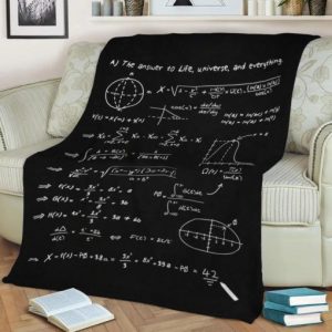 THE HITCHHIKER’S GUIDE FLEECE BLANKET GIFT FOR FAN