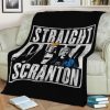 STRAIGHT OUTTA SCRANTON BEST SELLER FLEECE BLANKET GIFT FOR FAN