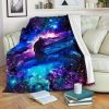 GALAXY FLEECE BLANKET GIFT FOR FAN