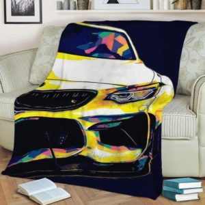 SPORT CAR FLEECE BLANKET GIFT FOR FAN