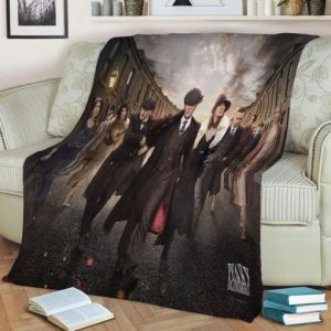 PEAKY BLINDERS KEY ART FLEECE BLANKET GIFT FOR FAN