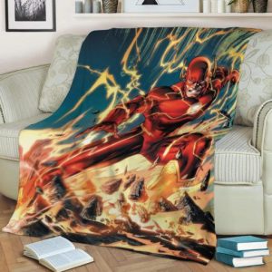 THE FLASH DC FLEECE BLANKET GIFT FOR FAN