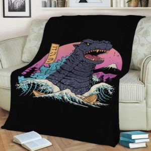 RAD ZILLA WAVE FLEECE BLANKET GIFT FOR FAN