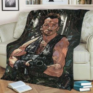 PART OF THE ACTION MOVIE LEGENDS FLEECE BLANKET GIFT FOR FAN