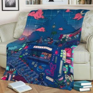 NEON VILLAGE BEST SELLER FLEECE BLANKET GIFT FOR FAN