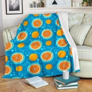 GRAPEFRUIT BEST SELLER FLEECE BLANKET GIFT FOR FAN