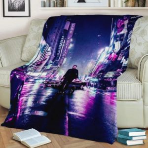 NEON BOOGEYMAN FLEECE BLANKET GIFT FOR FAN
