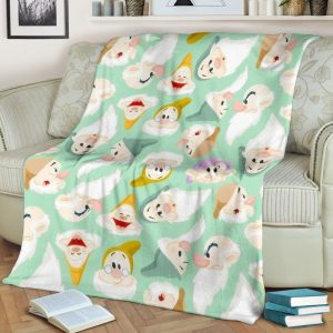 SEVEN DWARFS BEST SELLER FLEECE BLANKET GIFT FOR FAN