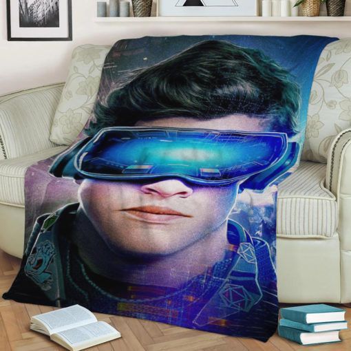 READY PLAYER ONE FLEECE BLANKET GIFT FOR FAN READY PLAYER ONE FLEECE BLANKET GIFT FOR FAN