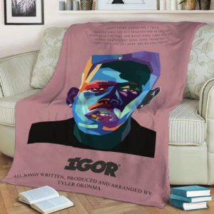TYLER THE CREATOR POP ART FLEECE BLANKET GIFT FOR FAN