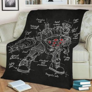 BIG DADDY PLAN FLEECE BLANKET GIFT FOR FAN