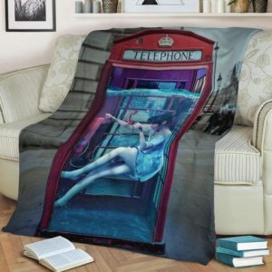 RIGHT HERE WAITING FOR YOU FLEECE BLANKET GIFT FOR FAN