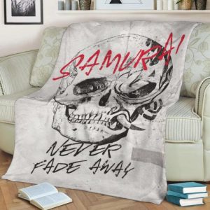 NEVER FADE AWAY FLEECE BLANKET GIFT FOR FAN