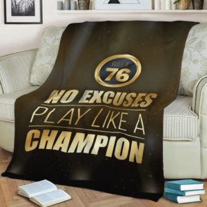 RULE 76 PLAY LIKE A CHAMP FLEECE BLANKET GIFT FOR FAN