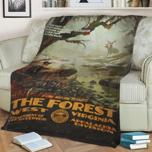 THE FOREST BEST SELLER FLEECE BLANKET GIFT FOR FAN THE FOREST BEST SELLER FLEECE BLANKET GIFT FOR FAN