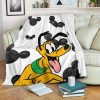 CUTE PLUTO DISNEY FLEECE BLANKET GIFT FOR FAN