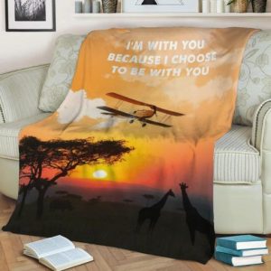 OUT OF AFRICA MOVIE ART FLEECE BLANKET GIFT FOR FAN
