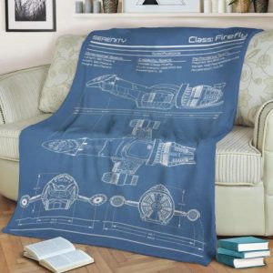 SERENITY FIREFLY VESSEL BEST SELLER FLEECE BLANKET GIFT FOR FAN