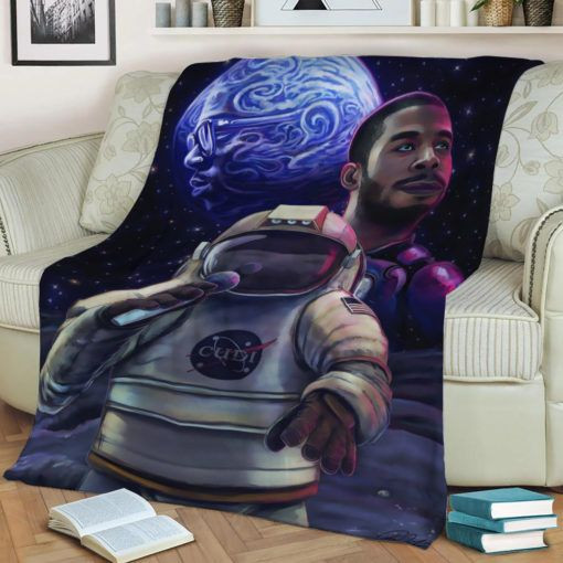 KID CUDI FLEECE BLANKET GIFT FOR FAN KID CUDI FLEECE BLANKET GIFT FOR FAN