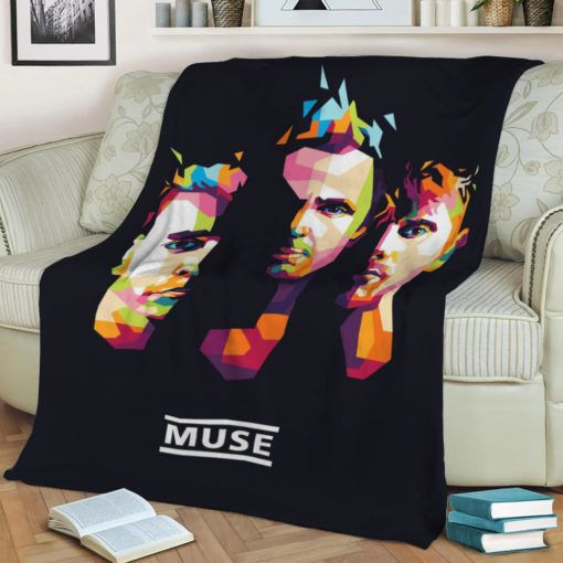 MUSE FLEECE BLANKET GIFT FOR FAN MUSE FLEECE BLANKET GIFT FOR FAN