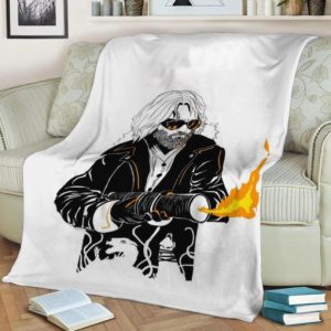 R J MACREADY FLEECE BLANKET GIFT FOR FAN