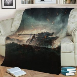 MAN MACHINE LEOPARD FLEECE BLANKET GIFT FOR FAN