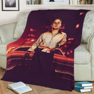 RYAN GOSLING DRIVE PREMIUM FLEECE BLANKET GIFT FOR FAN