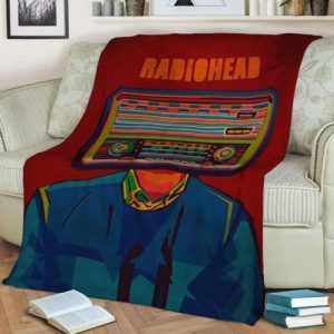 RADIOHEAD FLEECE BLANKET GIFT FOR FAN