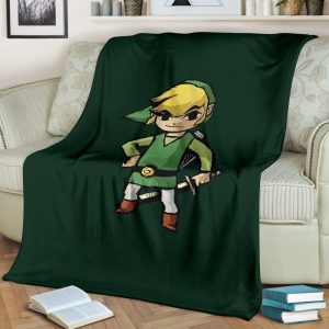 HYRULE WARRIORS FLEECE BLANKET GIFT FOR FAN