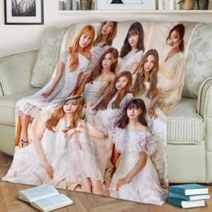 TWICE FLEECE BLANKET GIFT FOR FAN