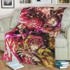 DEMON SLAYER FLEECE BLANKET GIFT FOR FAN