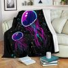 JELLYFISH FOR SEA LOVER FLEECE BLANKET GIFT FOR FAN