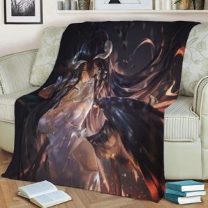 OVERLORD ALBEDO FLEECE THROW BLANKET BEST SELLER FLEECE BLANKET GIFT FOR FAN