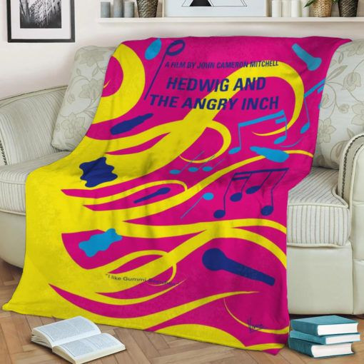 HEDWIG ANGRY INCH FLEECE BLANKET GIFT FOR FAN HEDWIG ANGRY INCH FLEECE BLANKET GIFT FOR FAN