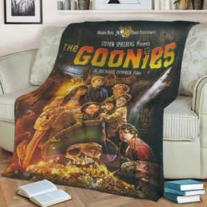 THE GOONIES MOVIE POSTER FLEECE BLANKET GIFT FOR FAN