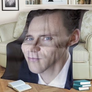 TOM HIDDLESTON FLEECE BLANKET GIFT FOR FAN