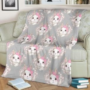 RABBIT BESTSELLER FLEECE BLANKET GIFT FOR FAN