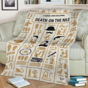 DEATH ON THE NILE FLEECE BLANKET GIFT FOR FAN