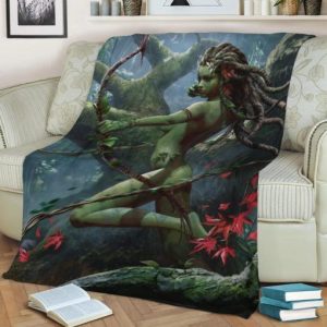 DRYAD RANGER FLEECE BLANKET GIFT FOR FAN