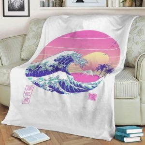 THE GREAT VAPORWAVE BEST SELLER FLEECE BLANKET GIFT FOR FAN