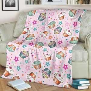 STAR CUPCAKE BEST SELLER FLEECE BLANKET GIFT FOR FAN