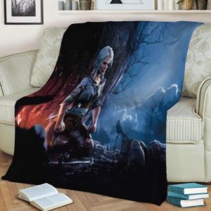 MEDITATING CIRI BEST SELLER FLEECE BLANKET GIFT FOR FAN