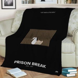 PRISON BREAK FLEECE THROW BLANKET BEST SELLER FLEECE BLANKET GIFT FOR FAN