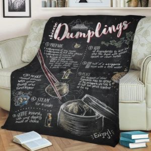 CHINESE DUMPLINGS BEST SELLER FLEECE BLANKET GIFT FOR FAN