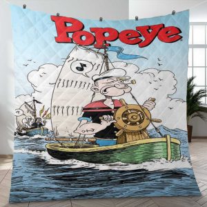 Popeye Cartoon TV Show Christmas Gifts Lover Blanket
