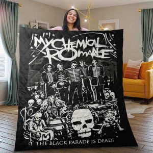 My Chemical Romance Rock Band Thanks You For The Memories Christmas Gift Lover Blanket